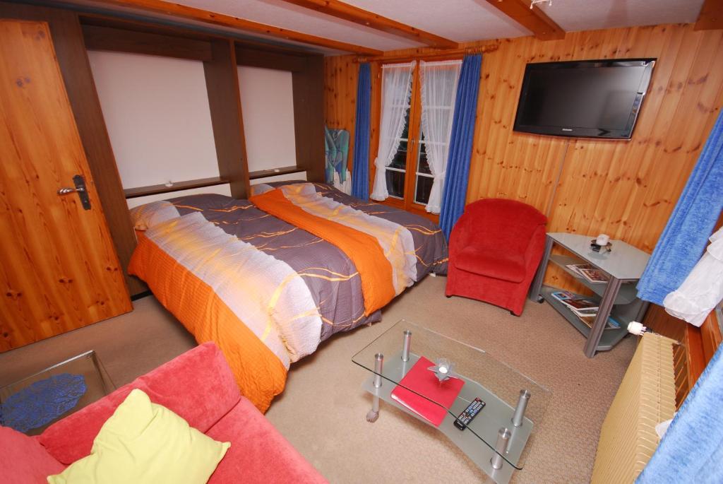 Chalet Alpenruh Saas Fee Rum bild