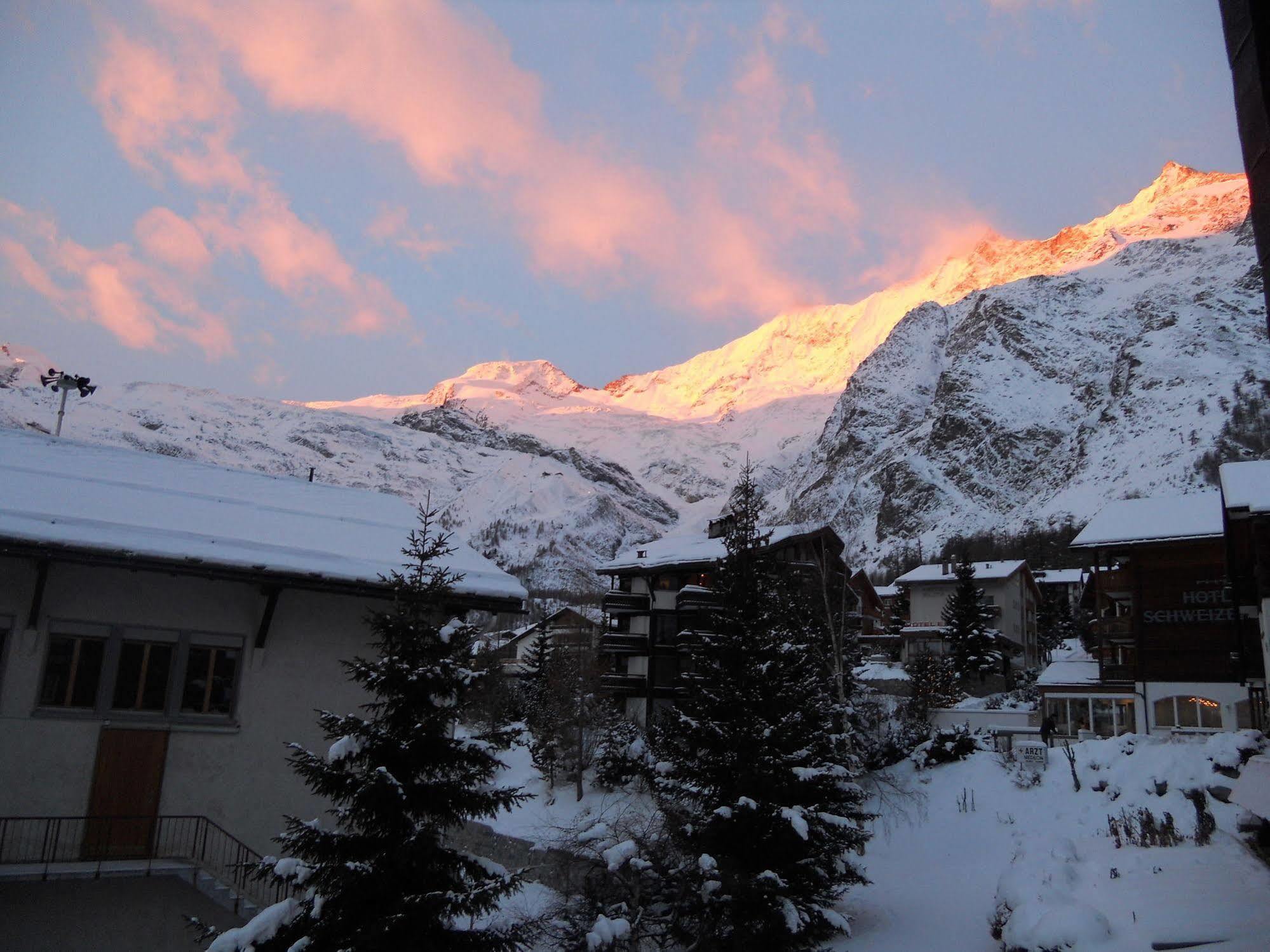 Chalet Alpenruh Saas Fee Exteriör bild